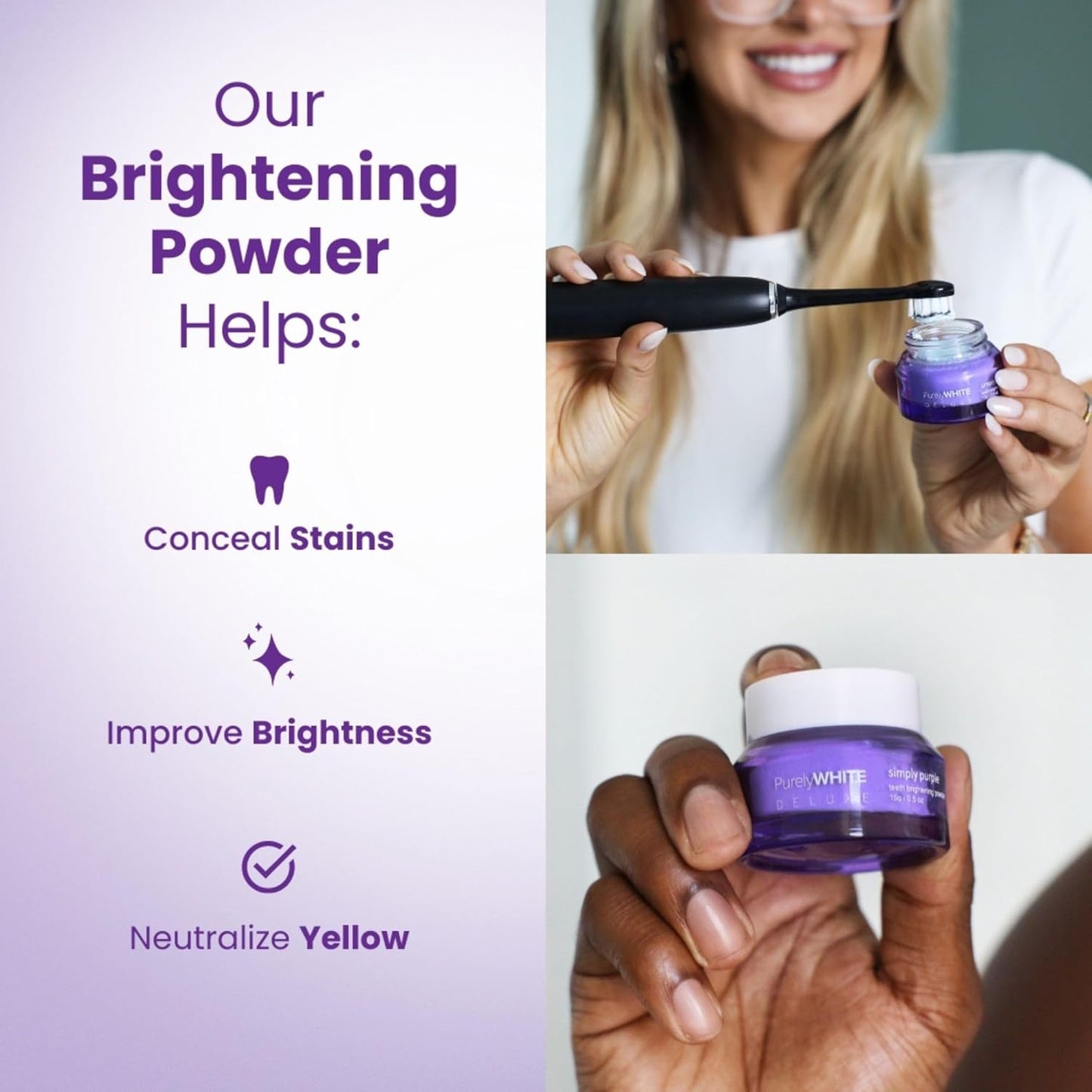 Luminous Lavender™ Teeth Whitening