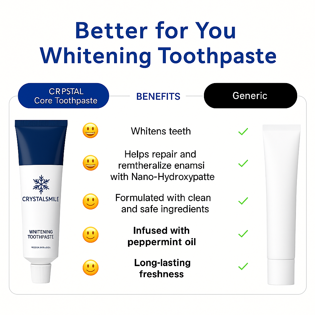 CrystalSmile ™ White ToothPaste