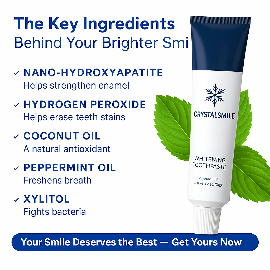 CrystalSmile ™ White ToothPaste